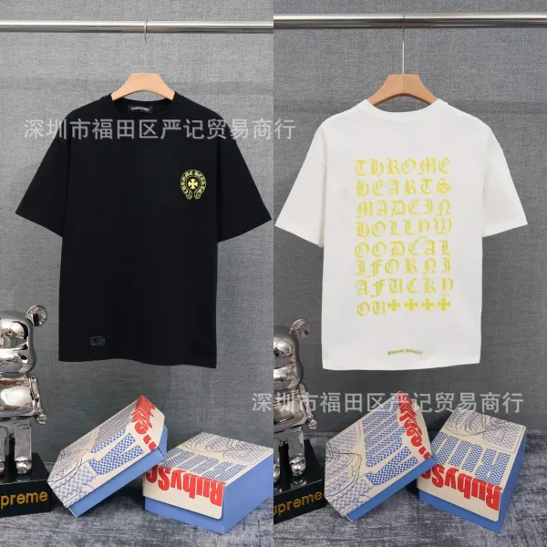 Chrome Hearts American Flag Graphic T-Shirt Black - 21