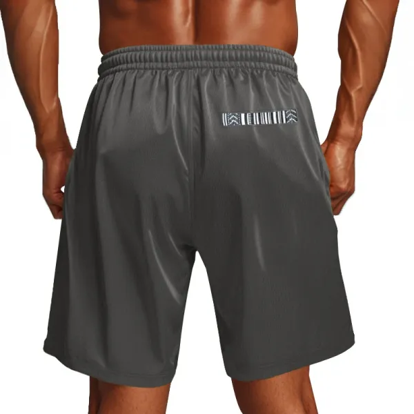 Design Drawstring Waist Shorts Beige Shorts - 44