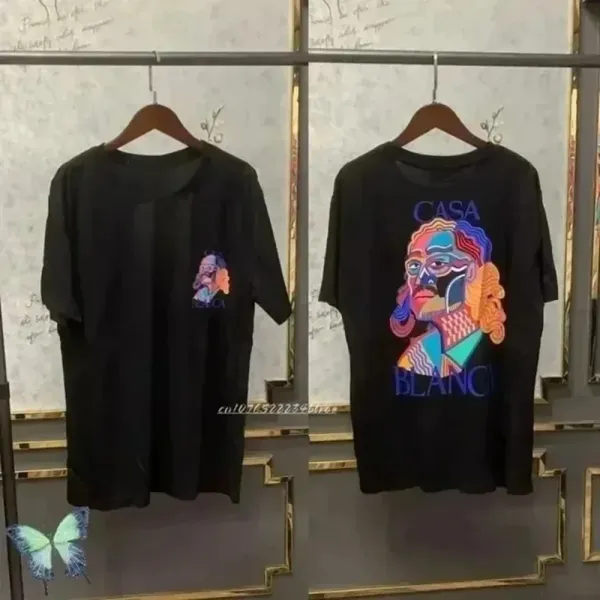 Casa Blanca Graphic Print Black T-Shirt - 1