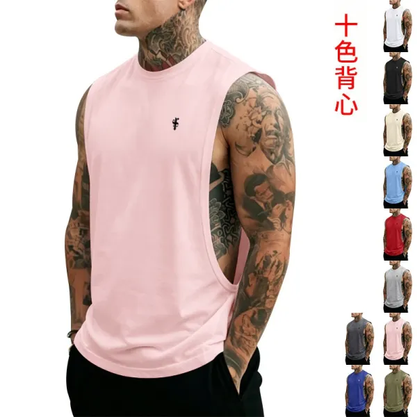 Design Muscle Tank Pink Vest-Top - 3