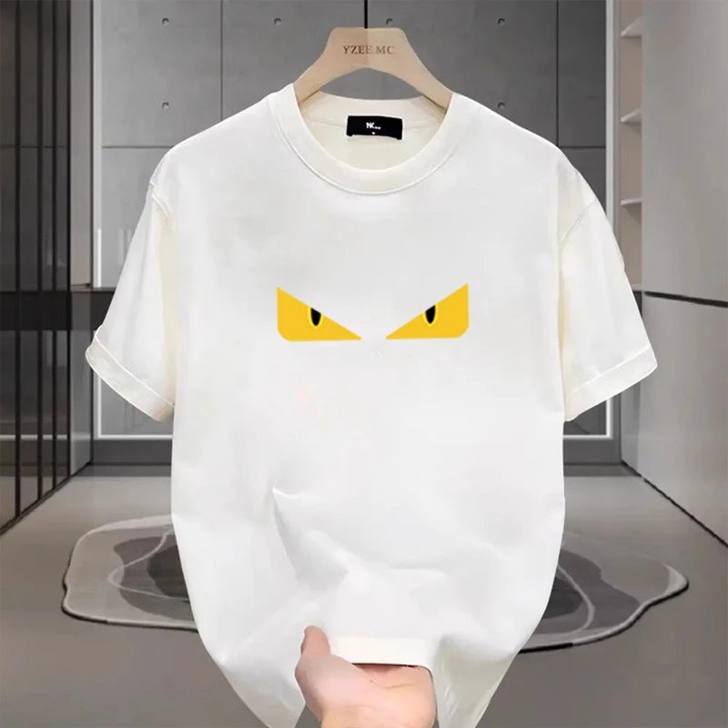 Design YZEE.MC Oversized Crewneck T-Shirt White T-Shirts - 13