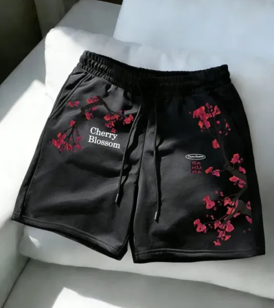 Saint Tears Leopard Print 'SAINT' Cross Shorts - 6