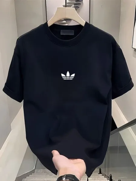 Adidas Originals Trefoil Logo Black T-Shirt - 3