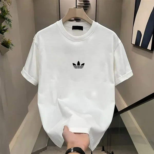 Adidas Originals Trefoil Logo Black T-Shirt - 4