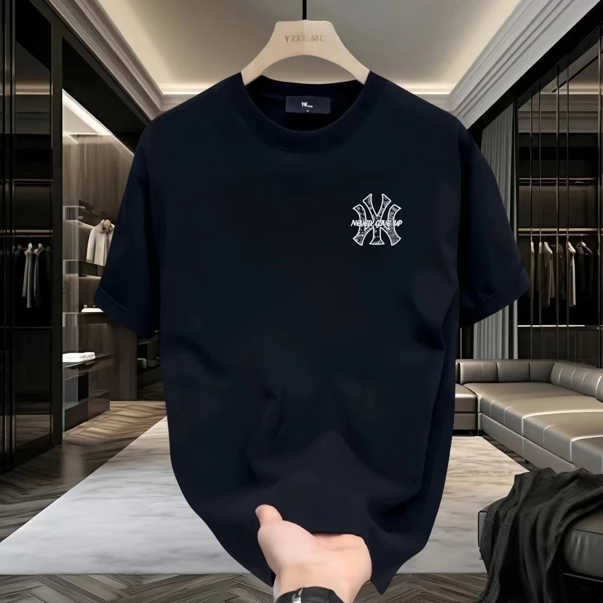Design GHZKALEE NY&WM Coming Graphic Print White T-Shirt T-Shirts - 9