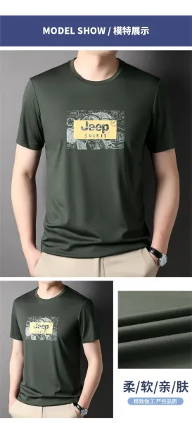 Design Jeep Spirit Graphic Print White T-Shirt T-Shirts - 6