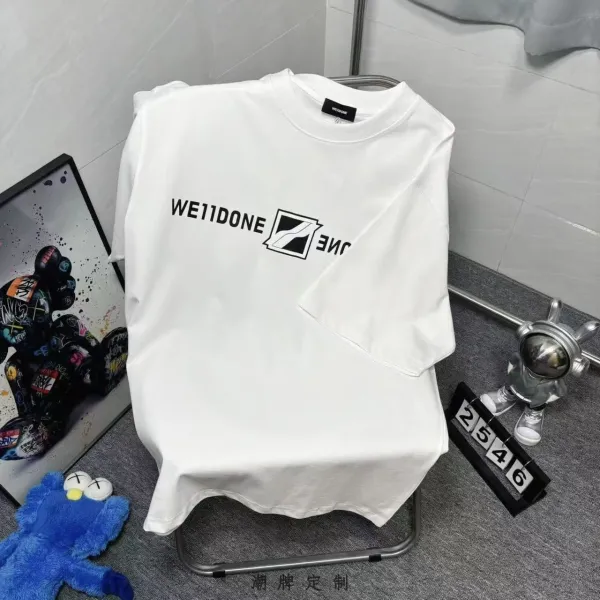 Design Wetoo Speed Graphic Print White T-Shirt T-Shirts - 19
