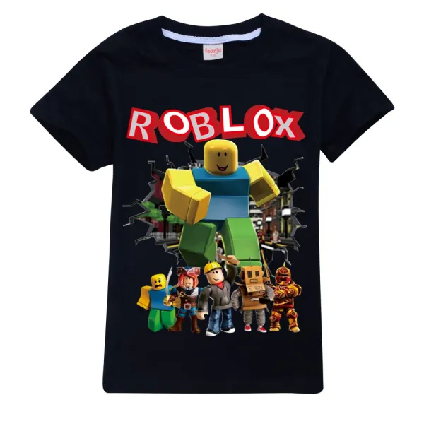 Design Roblox Character Collage Gray T-Shirt T-Shirts - 8