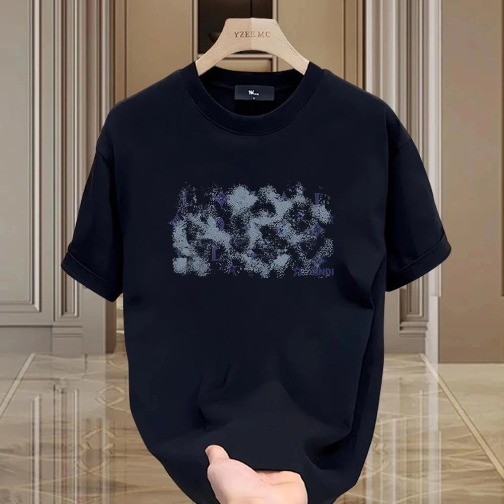 Graphic Print Oversized T-Shirt Black