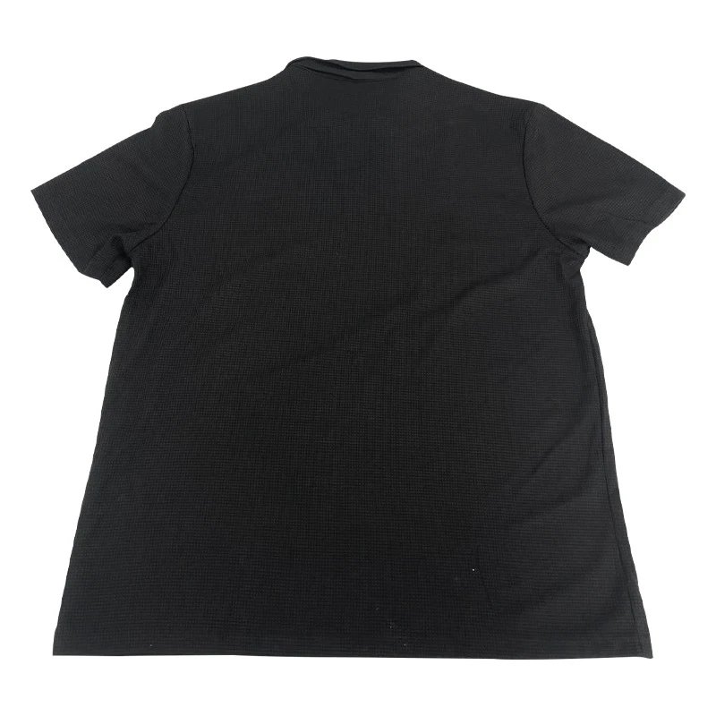 Design Waffle Knit Polo Shirt Light Gray Tops Polo - 40