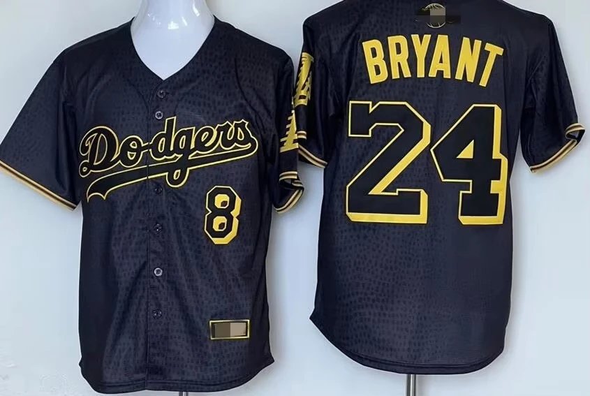 Los Angeles Dodgers x Kobe Bryant Gold Alternate Jersey - 6