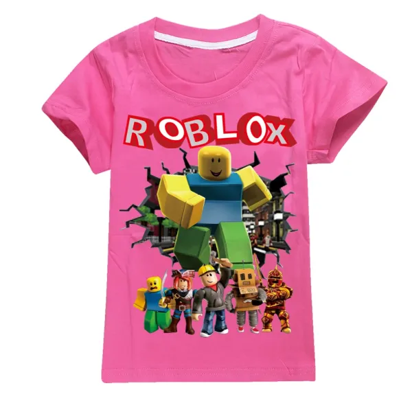 Design Roblox Character Collage Gray T-Shirt T-Shirts - 13