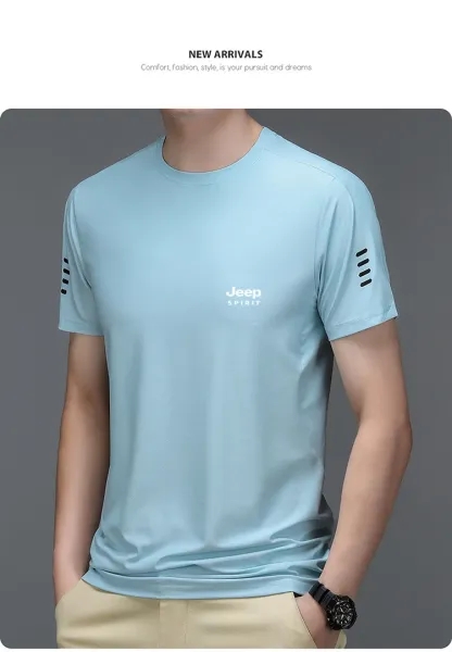 Design Jeep Spirit Light Green Performance T-Shirt T-Shirts - 14