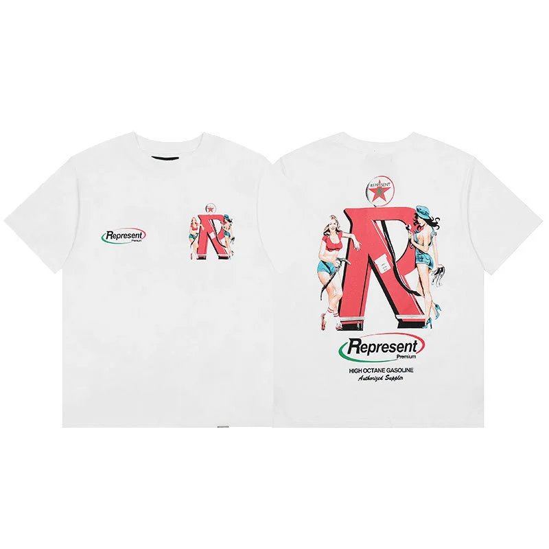 Represent Storms In Heaven Angel Graphic T-Shirt White - 32