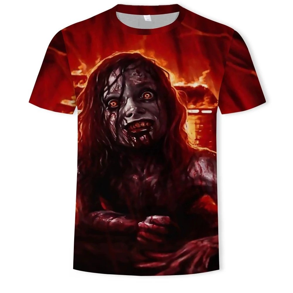 Design Friday the 13th Horror Collage Black T-Shirt - 5