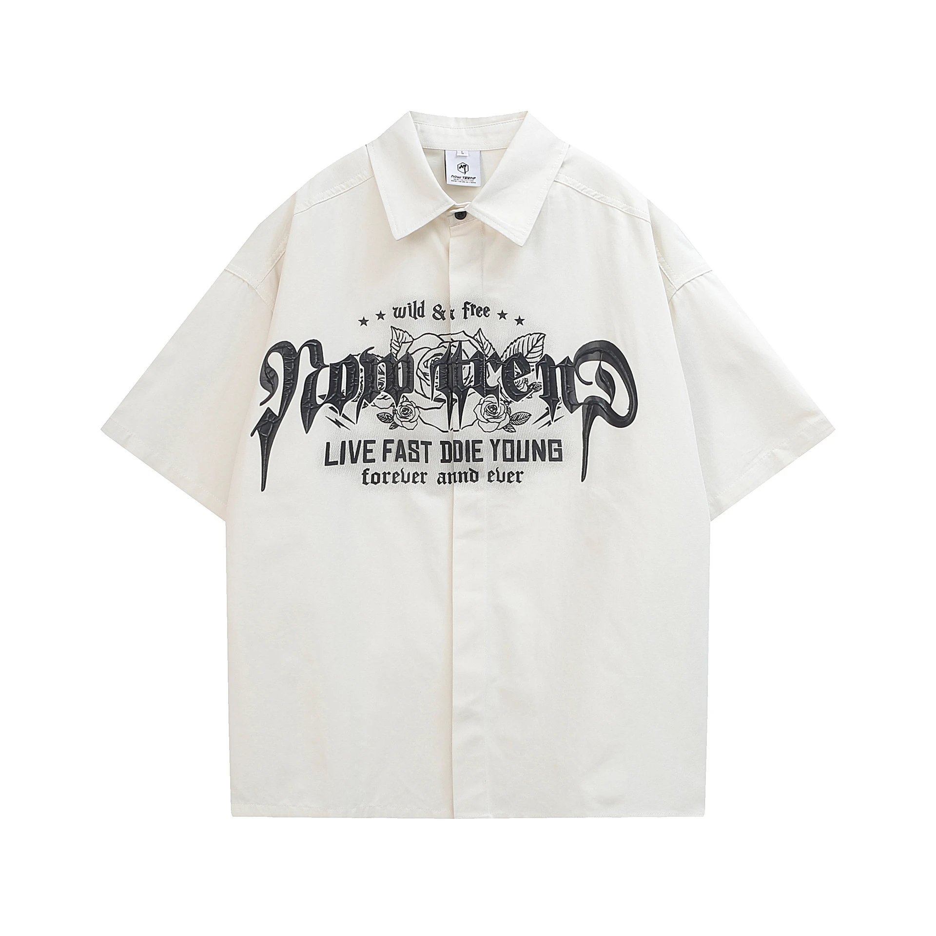 Design NTHV Library Black Oversized Short-Sleeve Shirt - 12