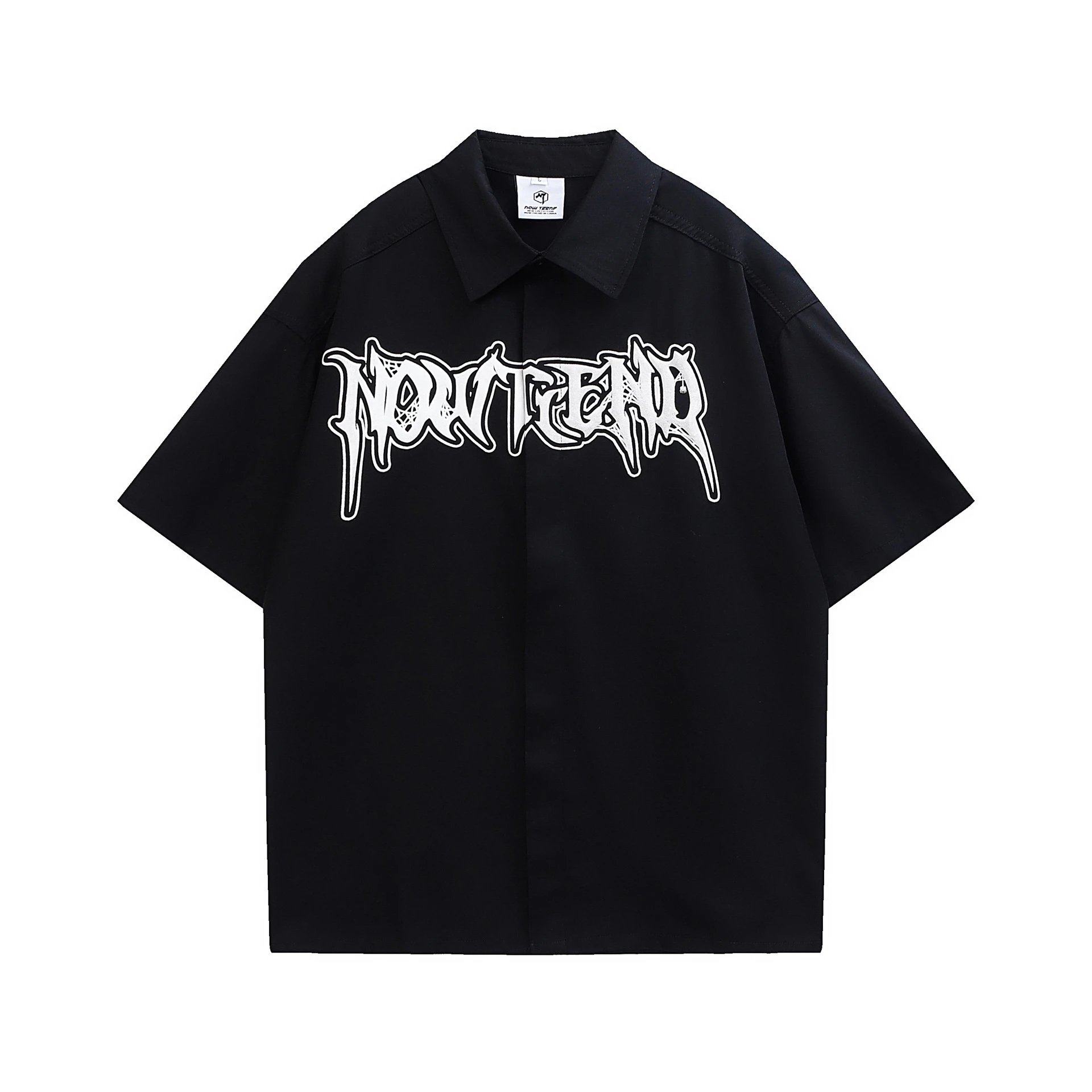 Design NTHV Library Black Oversized Short-Sleeve Shirt - 14