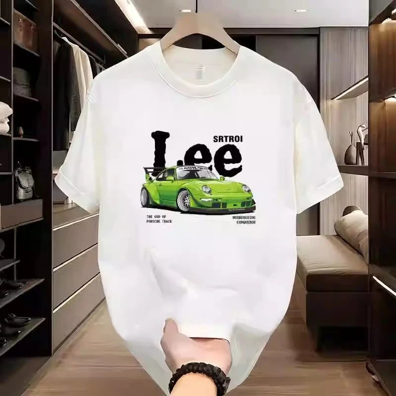 Lee SRTR01 Porsche Track Graphic T-Shirt White - 4