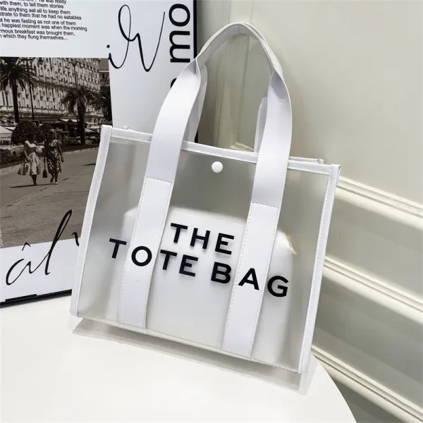 Design The Tote Bag Transparent White Tote Bag - 1