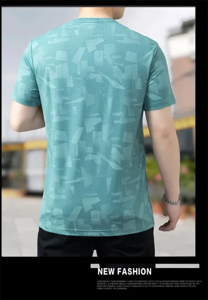 Design Jeep Spirit Geometric Print Navy T-Shirt T-Shirts - 21