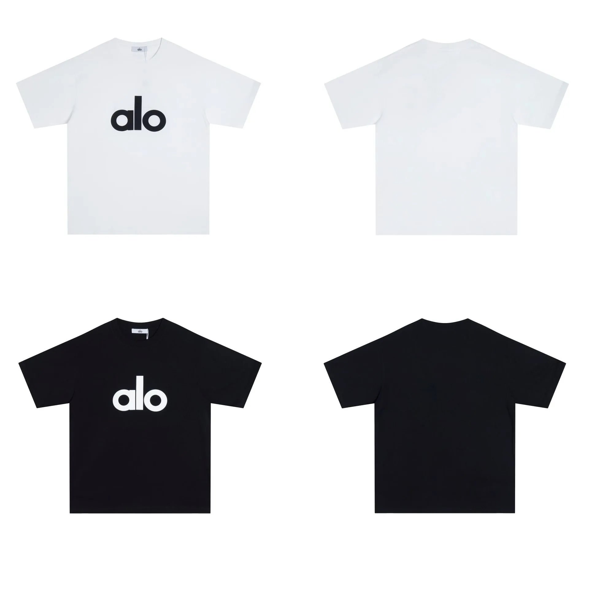 Alo Logo Graphic Black T-Shirt - 31