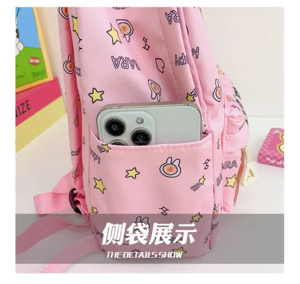 Design Capypara Capybara Print Mini Backpack Blue Mini Backpack - 7