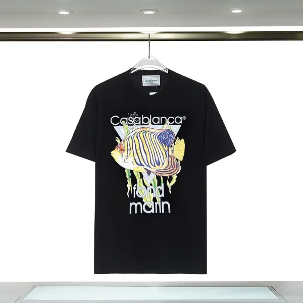 About:Blank Script Logo Black T-Shirt - 39