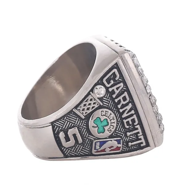 Design Boston Celtics Championship Ring Replica Silver Green Shamrock Jewelry - 5