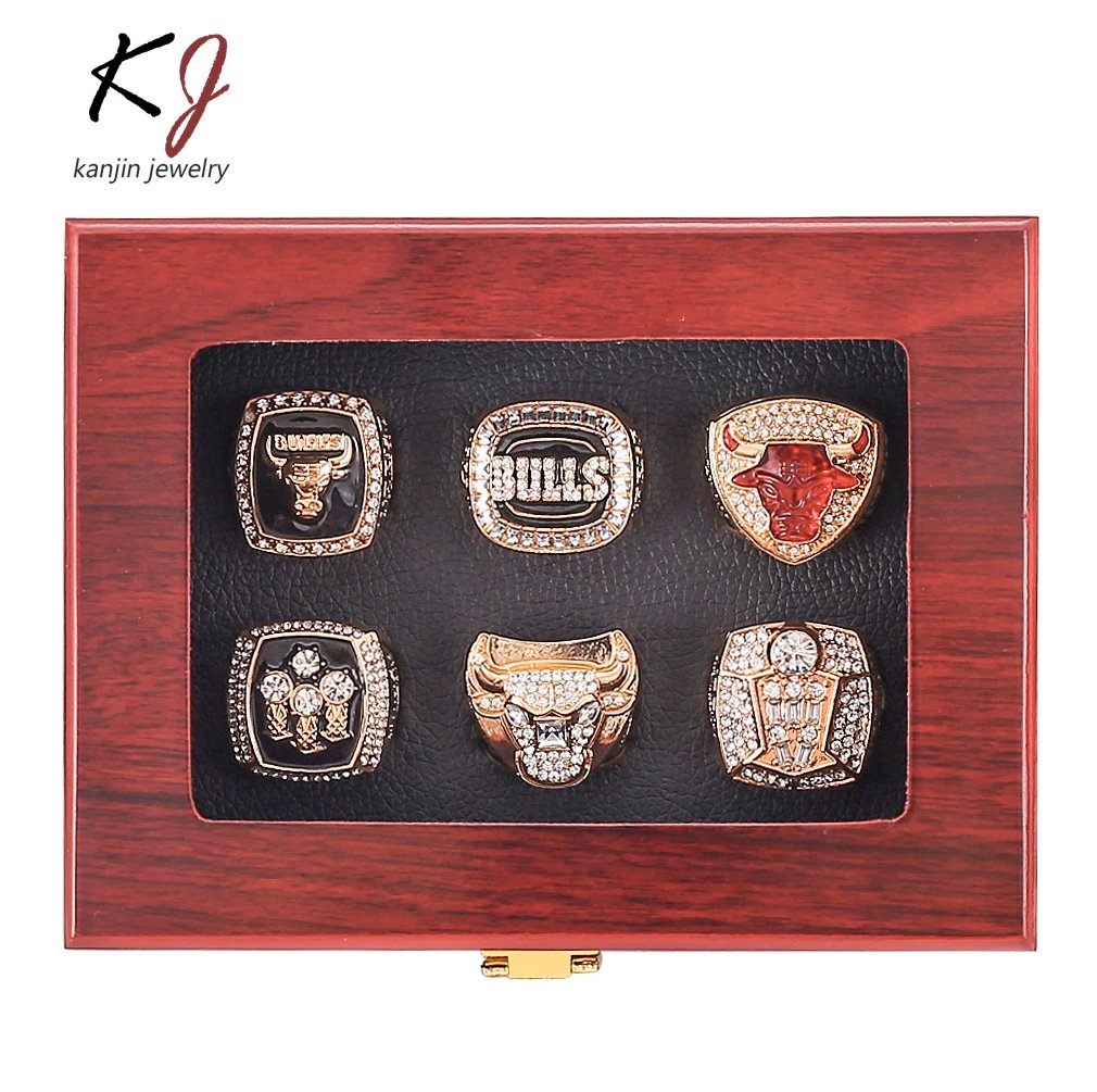 NBA Chicago Bulls 6 Championship Rings Jordan Fan Collection photo 4