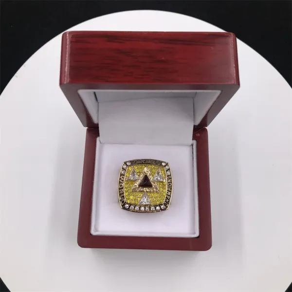 Los Angeles Lakers 2020 NBA Championship Ring Replica Yellow Gold Jewelry - 1