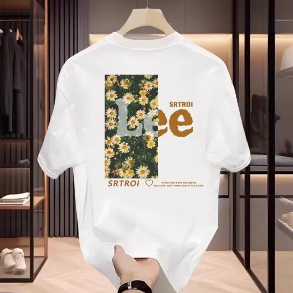 Lee SRTBOI Graphic Print White T-Shirt - 4