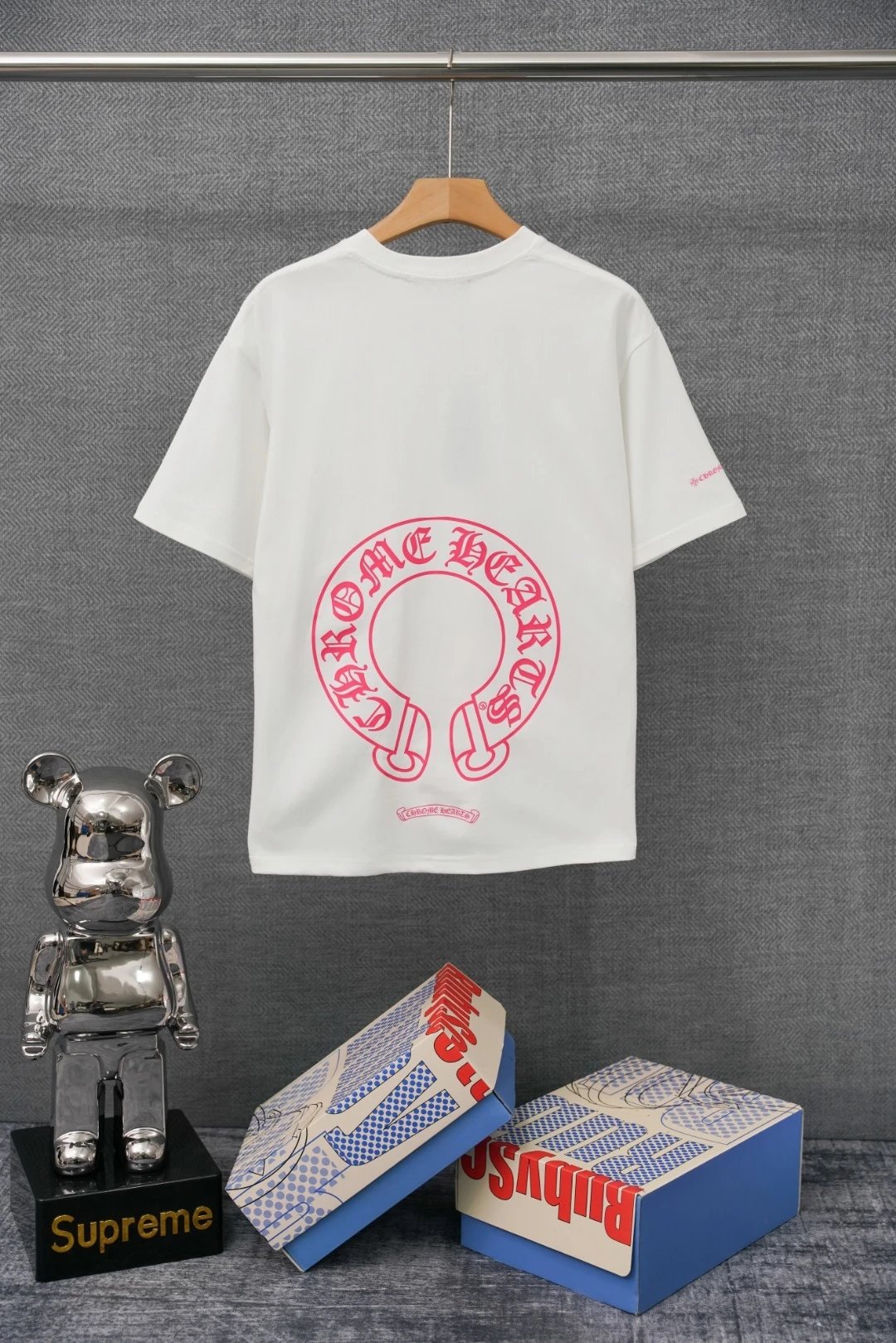 Chrome Hearts x Jesse Jo Stark Fire of Love Graphic T-Shirt White - 7