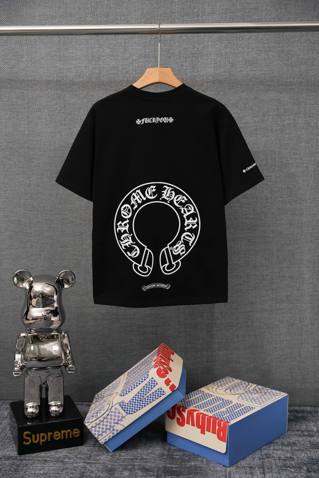 Chrome Hearts x Jesse Jo Stark Fire of Love Graphic T-Shirt White - 8