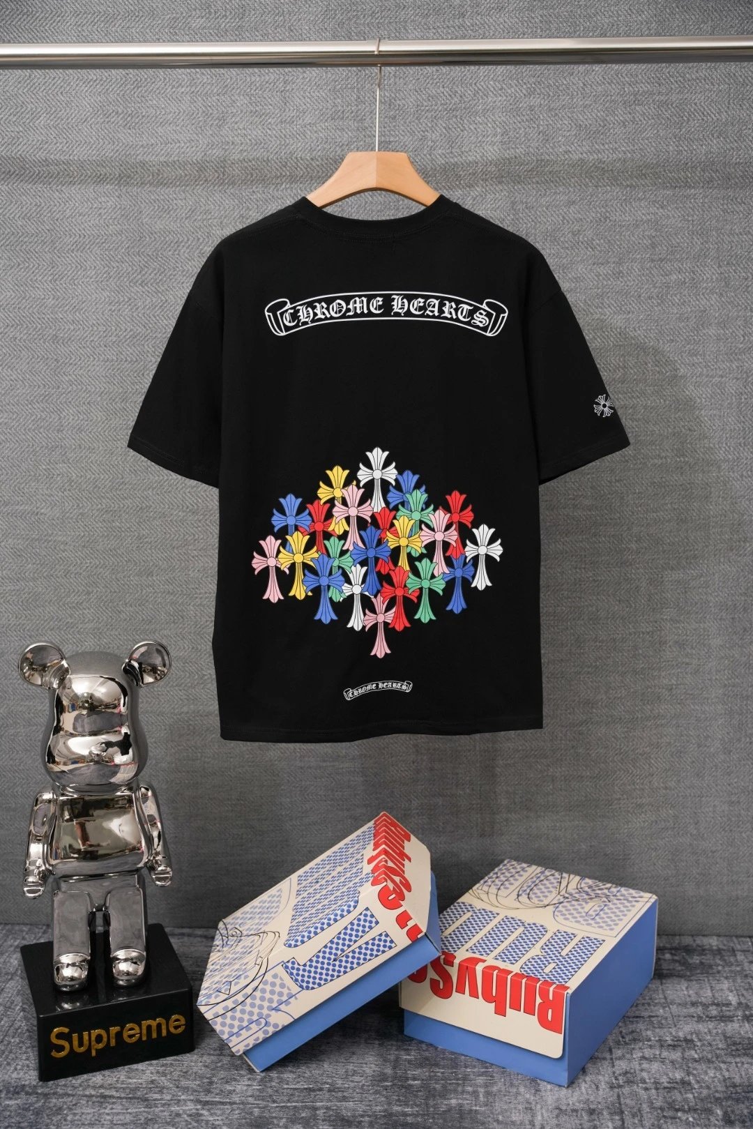 Chrome Hearts x Jesse Jo Stark Fire of Love Graphic T-Shirt White - 27