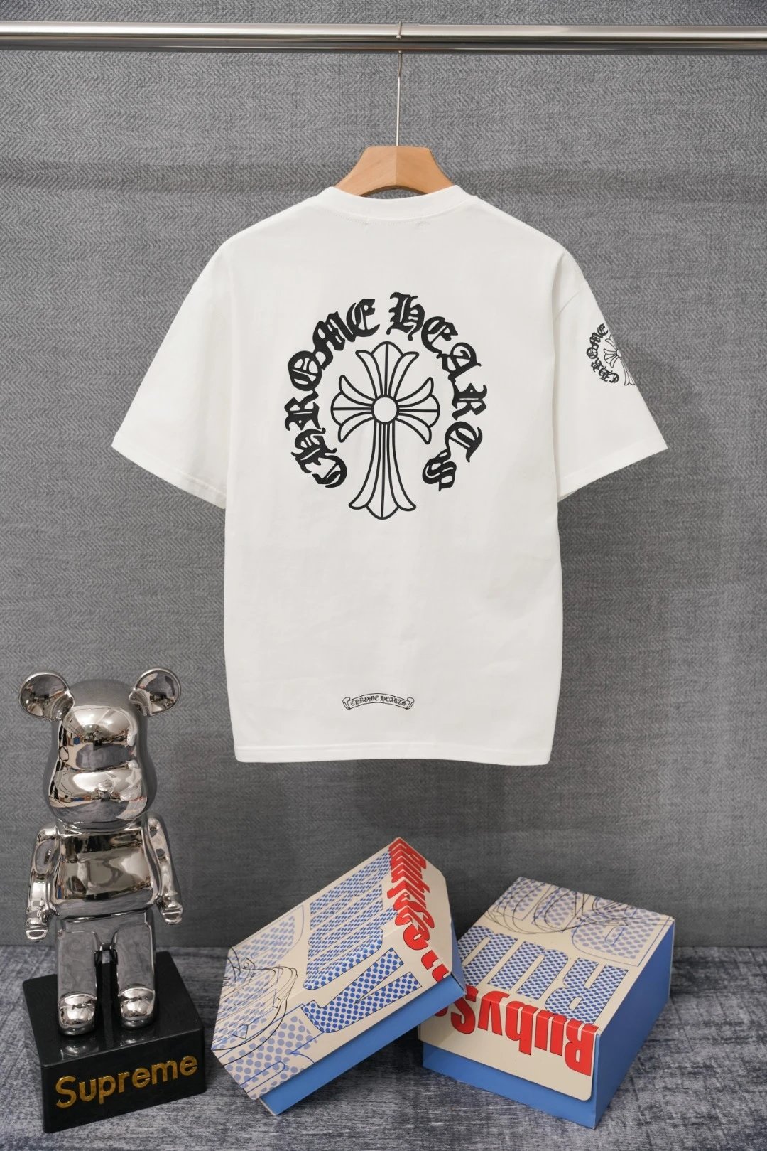 Chrome Hearts x Jesse Jo Stark Fire of Love Graphic T-Shirt White - 33