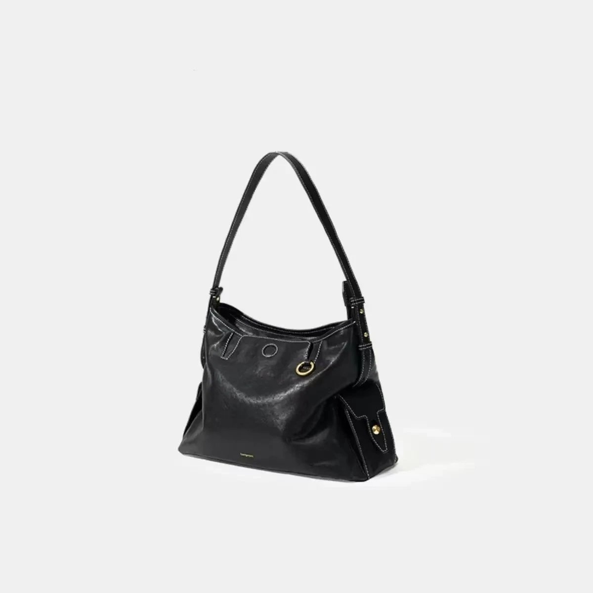 Trace Hobo - Medium - Ink Black