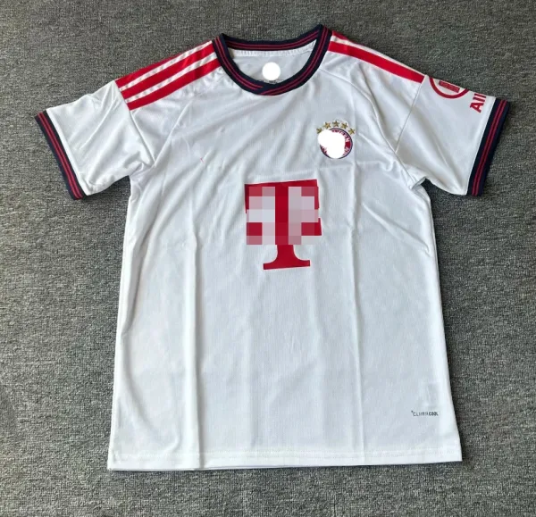 AC Milan FC Bayern Munich 2023-24 Away Jersey White Jersey - 1