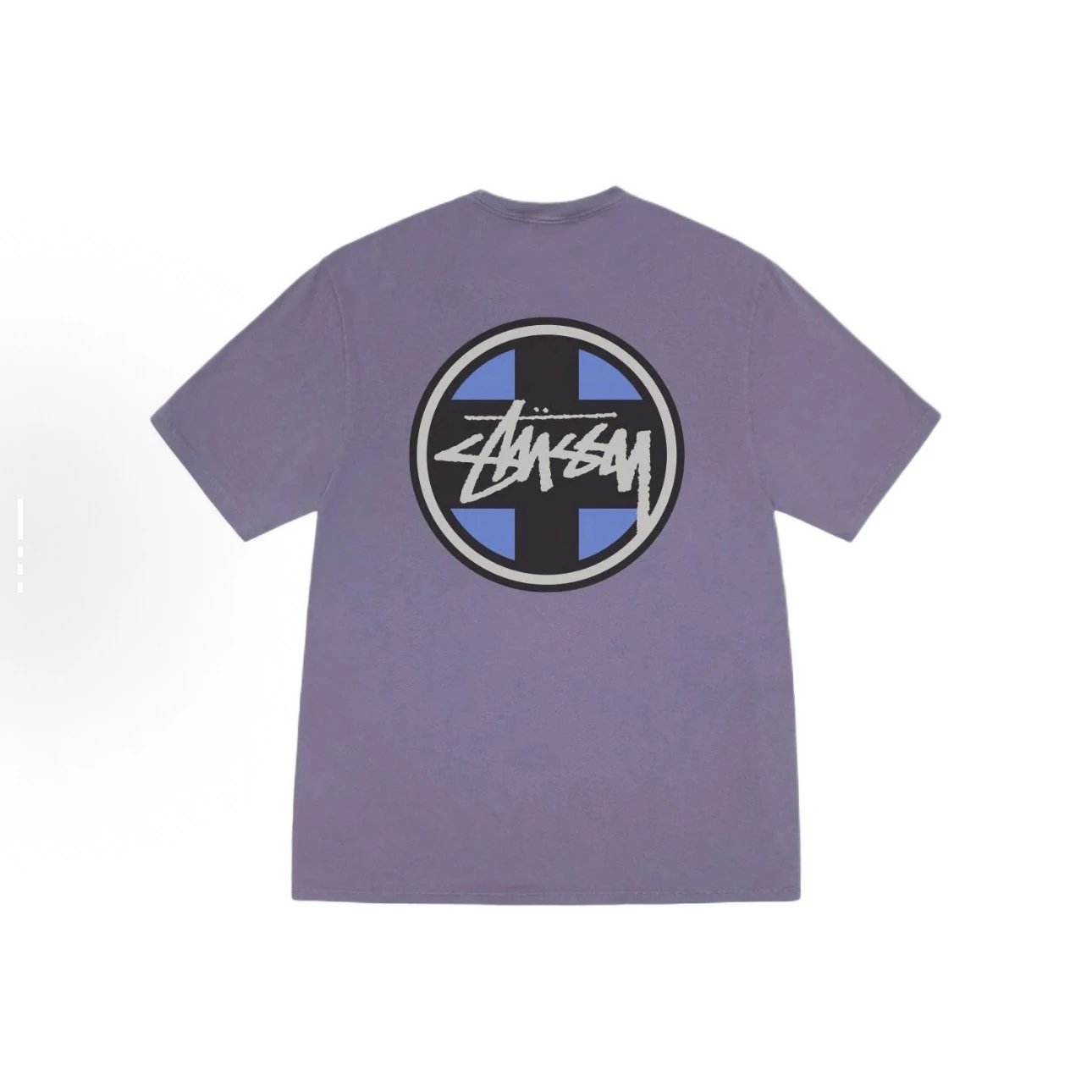 Stussy Cross Logo T-Shirt Purple