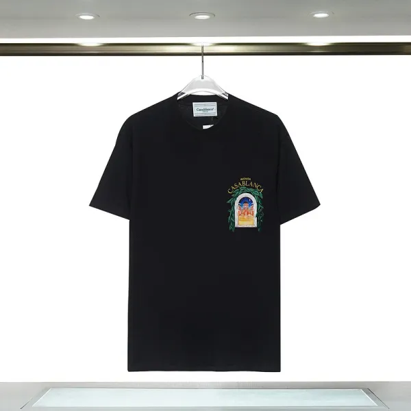 Casablanca Avenue Casablanca Graphic Print Black T-Shirt - 1