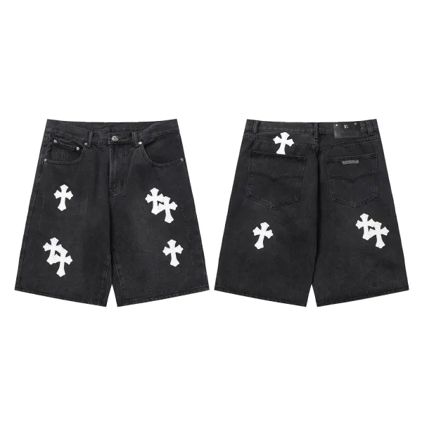 Chrome Hearts Cross Patch Black Jeans - 22