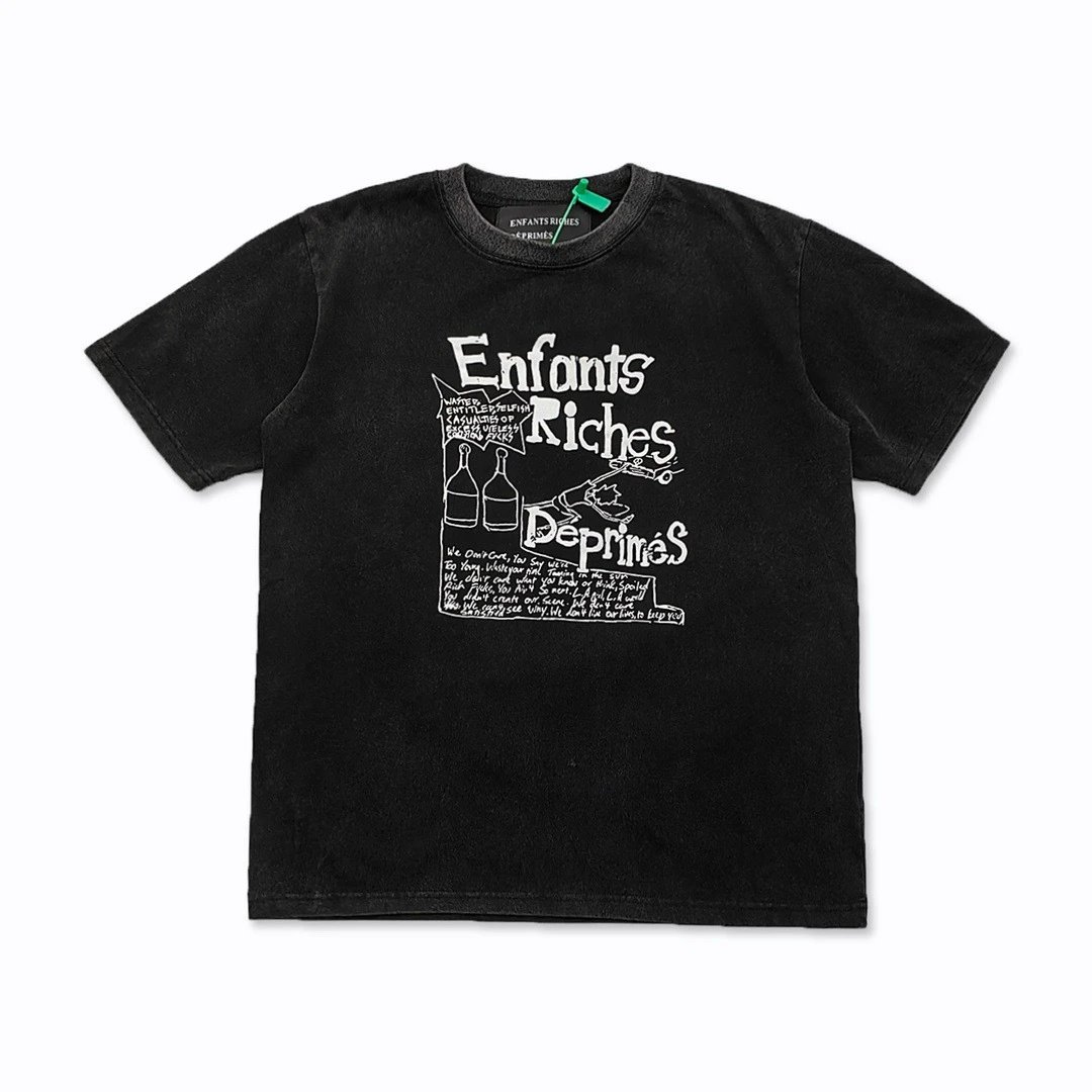Enfants Riches Déprimés Graphic Print Black T-Shirt
