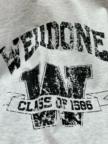 Design WE11DONE Class of 1586 Gray T-Shirt T-Shirts - 19