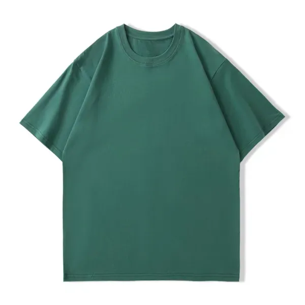 Design Basic Oversized T-Shirt Forest Green T-Shirt - 1