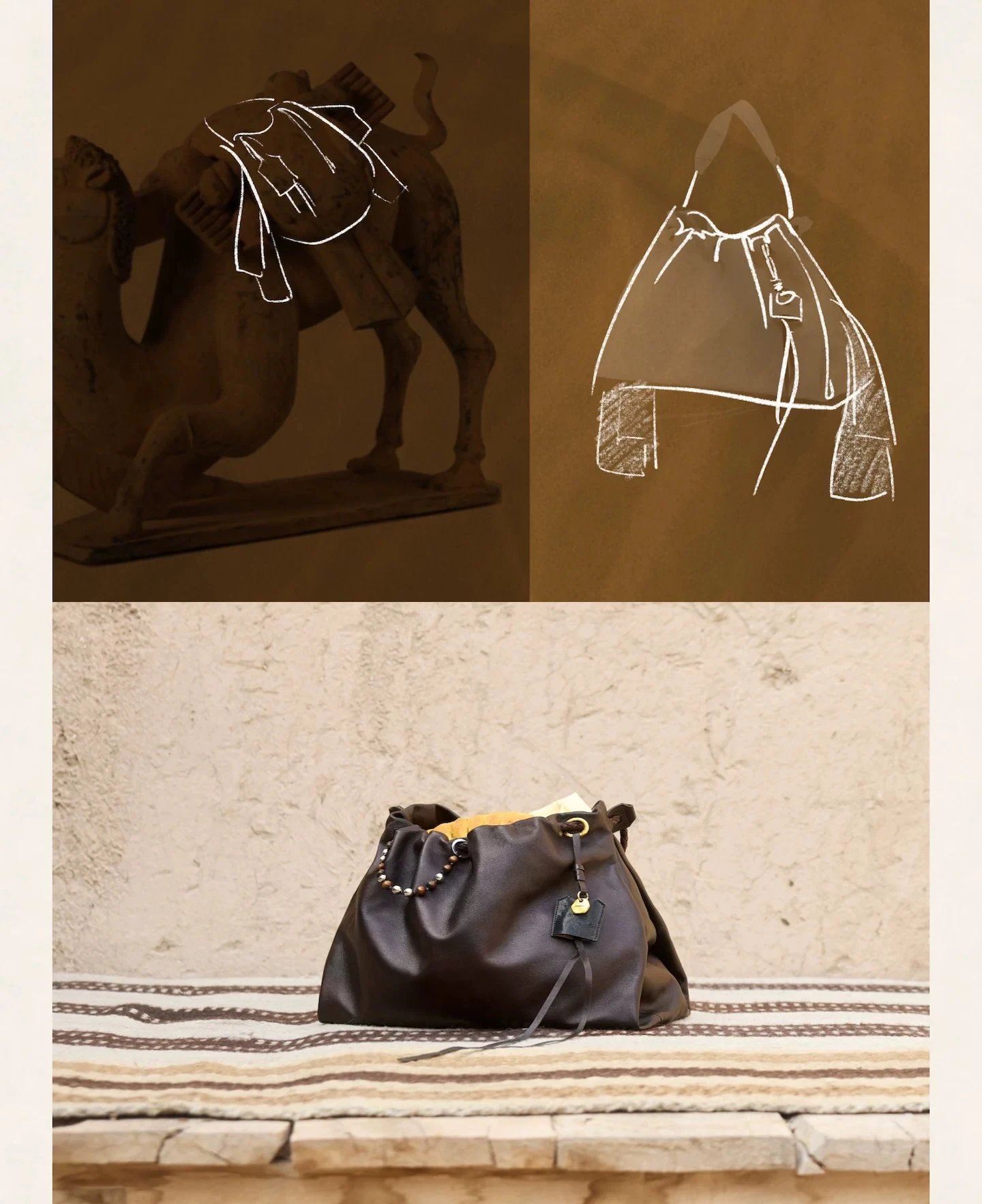 Jacquemus Le Chiquito White Drawstring Hobo Bag Shoulder Bags - 6