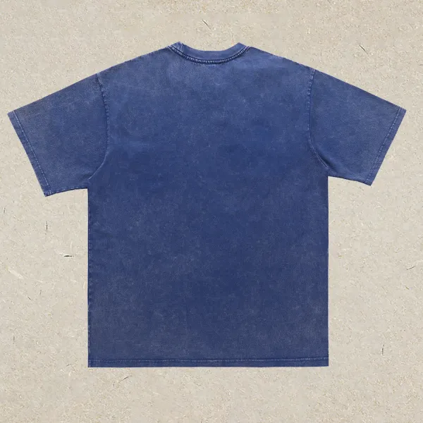 Denim Tears Acid Wash Blue T-Shirt - 1