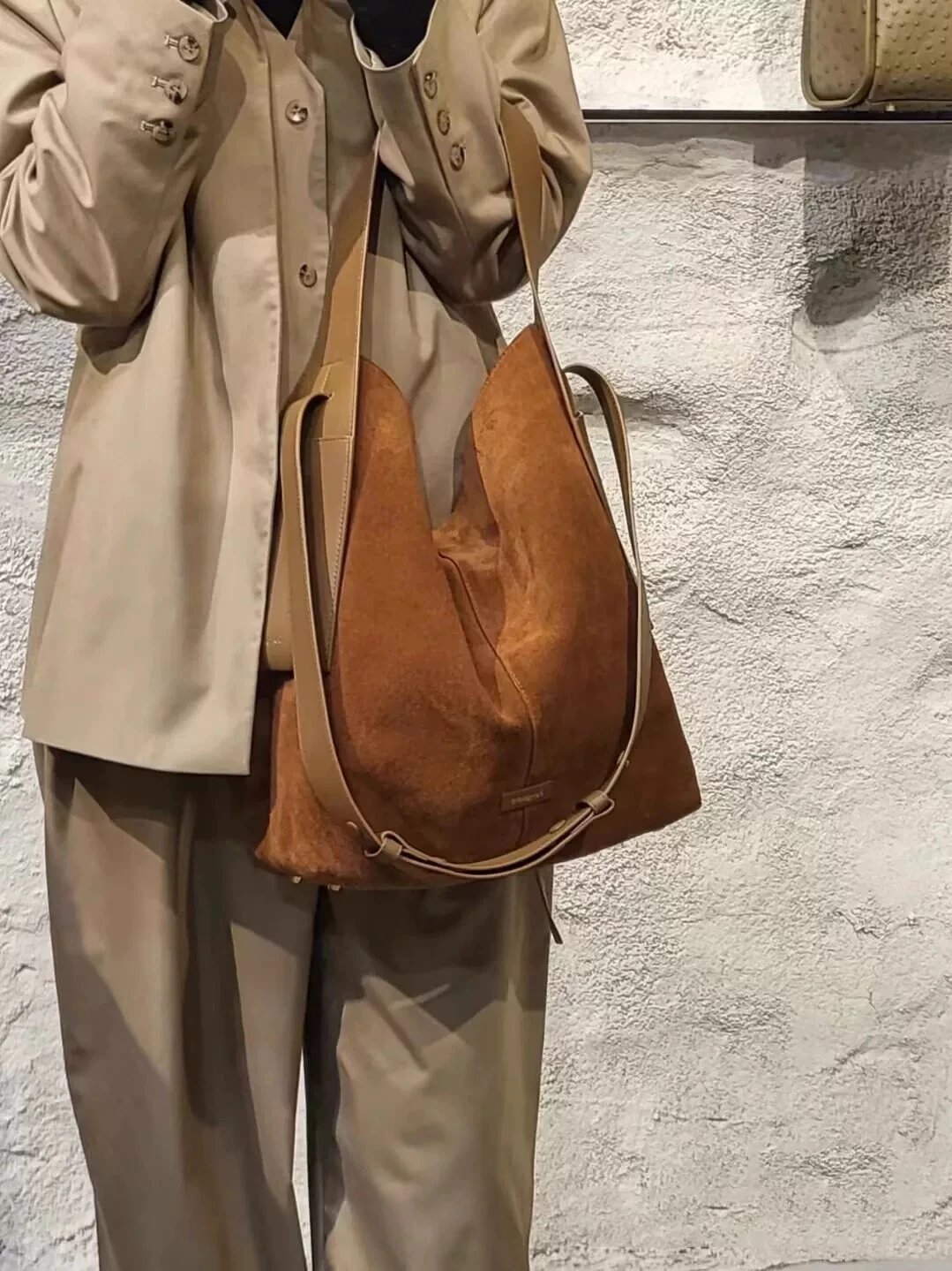 Jacquemus Le Chiquito Suede Brown Hobo Bag - 12