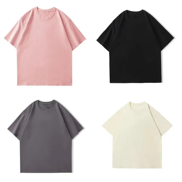 Design Basic Oversized T-Shirt Pink - 18