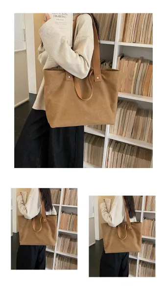Design Canvas Tote Bag Olive Green Tote Bag - 15