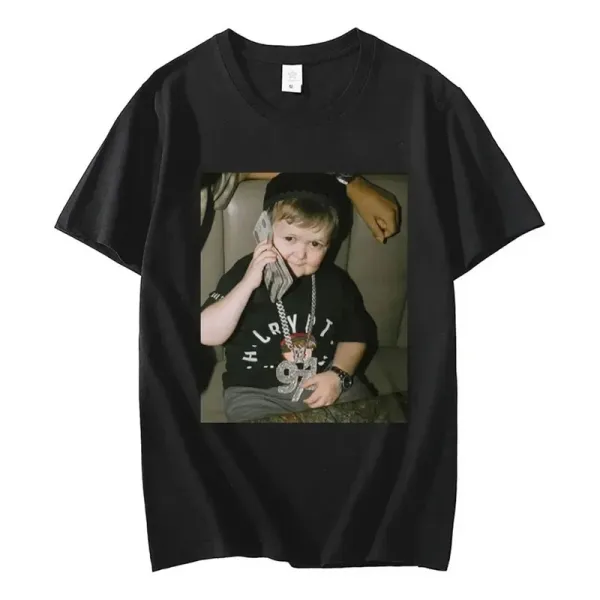Design Photo Print Black T-Shirt - 1