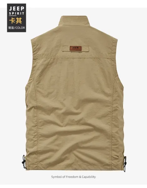 Design Jeep Spirit Utility Vest Navy Outerwear.vest - 11